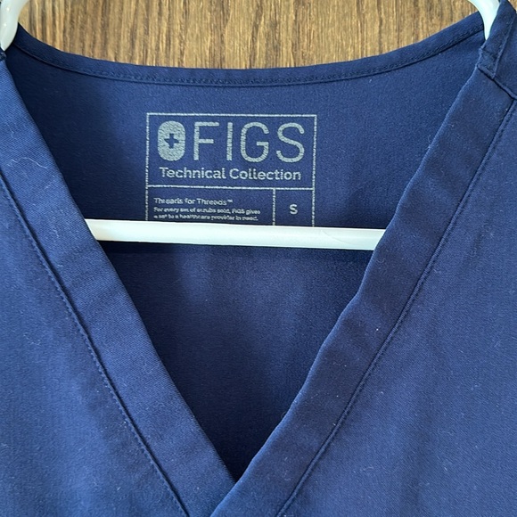 Figs technical top Catarina scrub, 1 pocket, size S, navy blue. - Picture 2 of 2